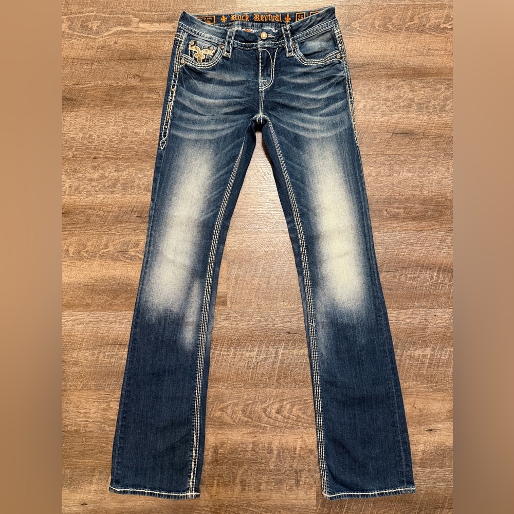 Rock Revival Dark Blue Denim Jeans